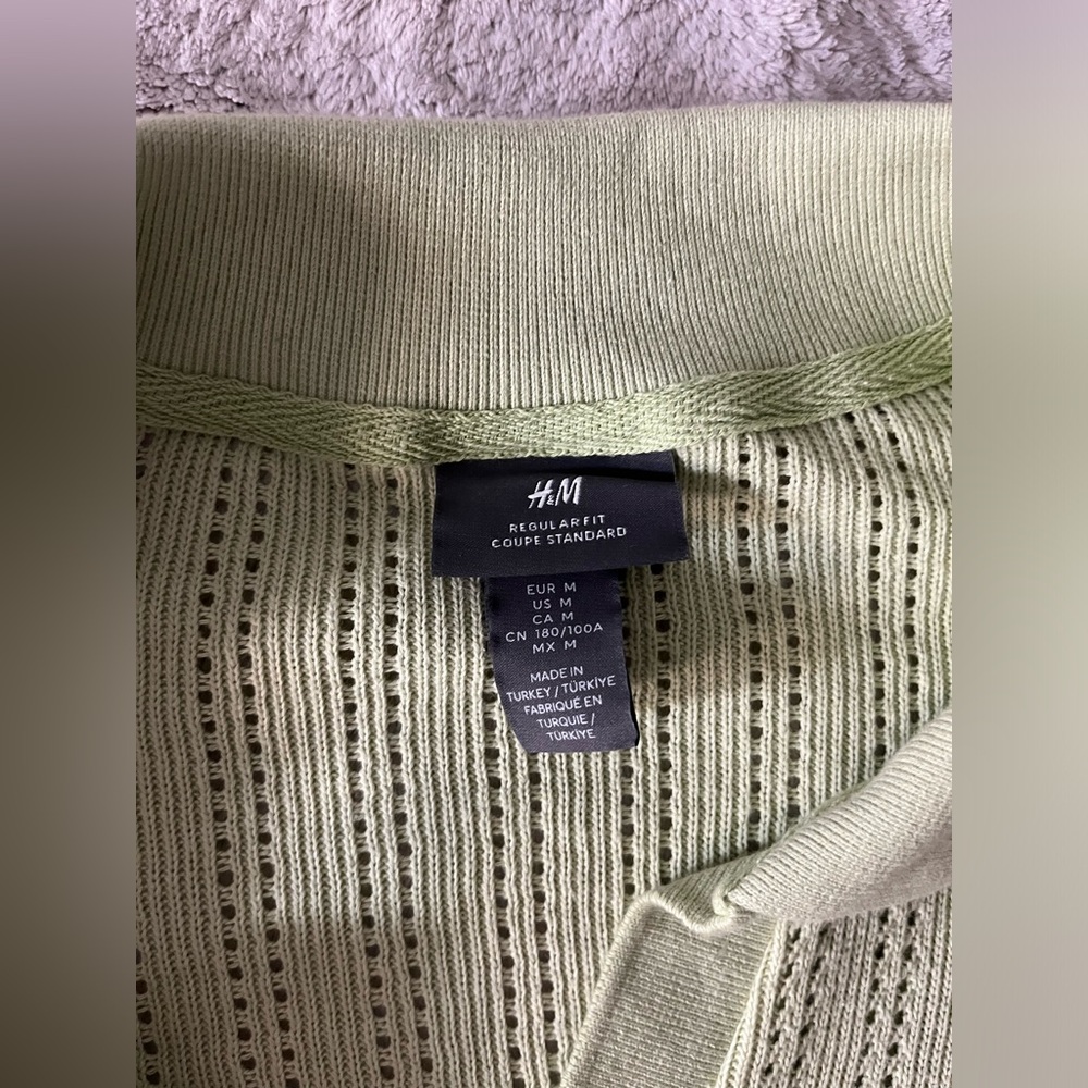 H&M Green polo shirt